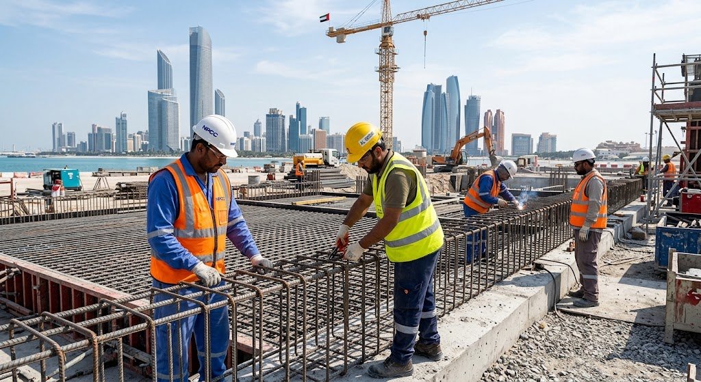Civil Works Construction Site Abu Dhabi